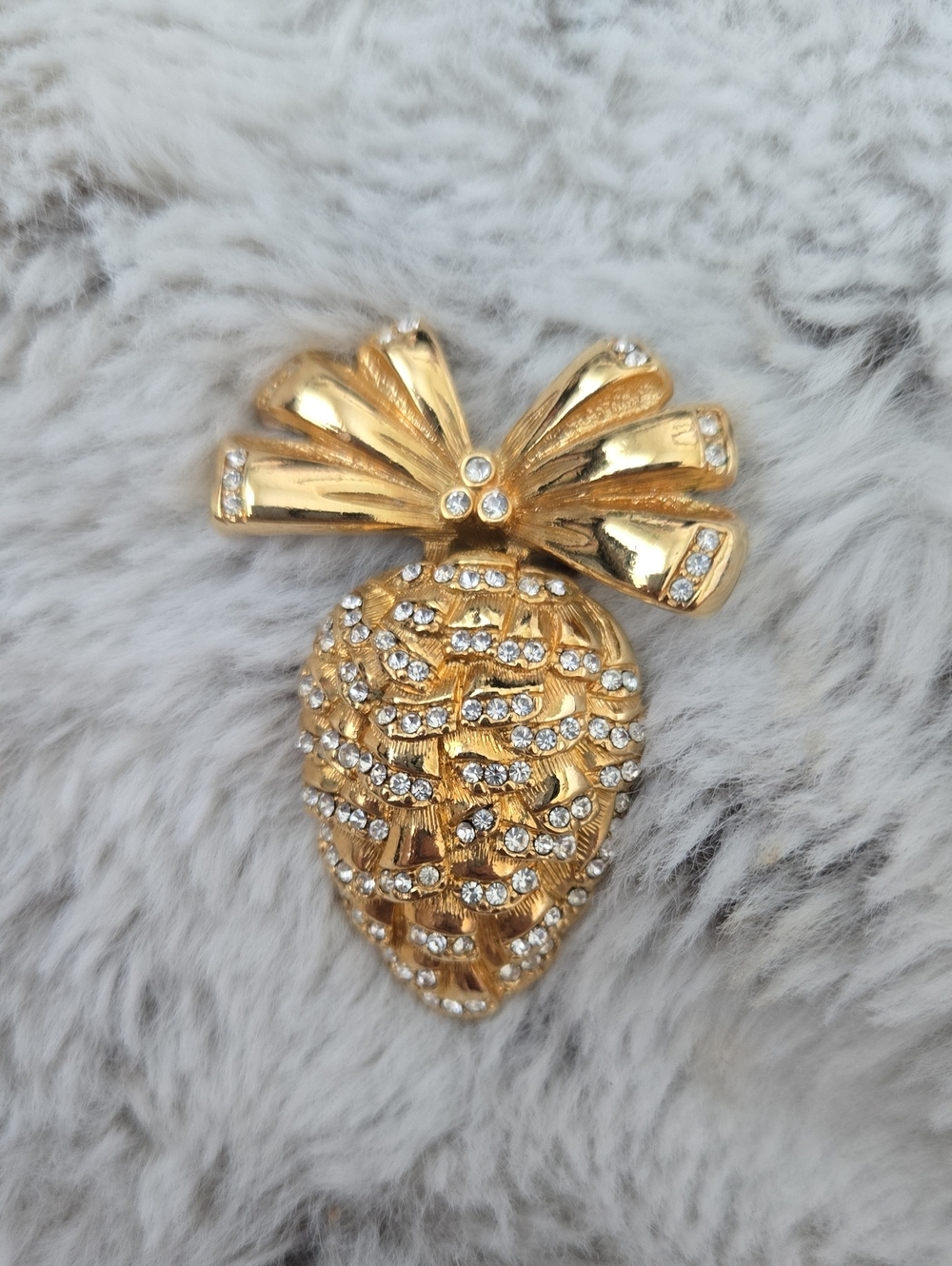 Swarovski vintage gold earrings - Picture 2 of 5